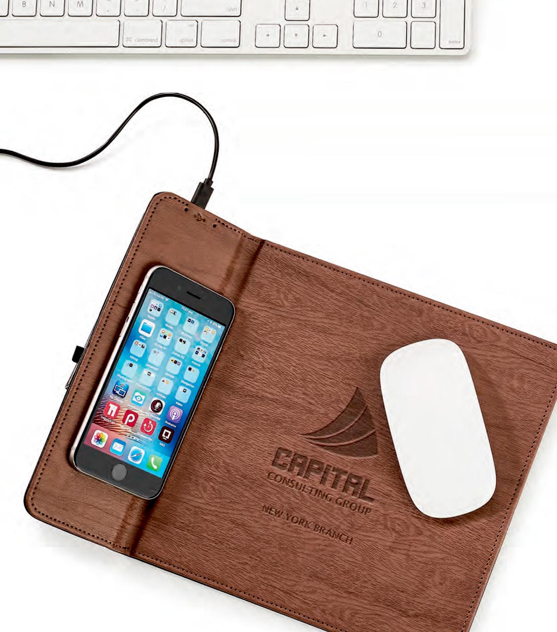 T143 RONAN WIRELESS CHARGING MOUSE PAD